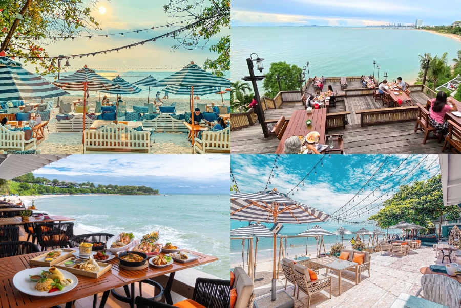 Tại bãi biển Pattaya bạn có thể dễ dàng tìm thấy các quán view biển cực đẹp