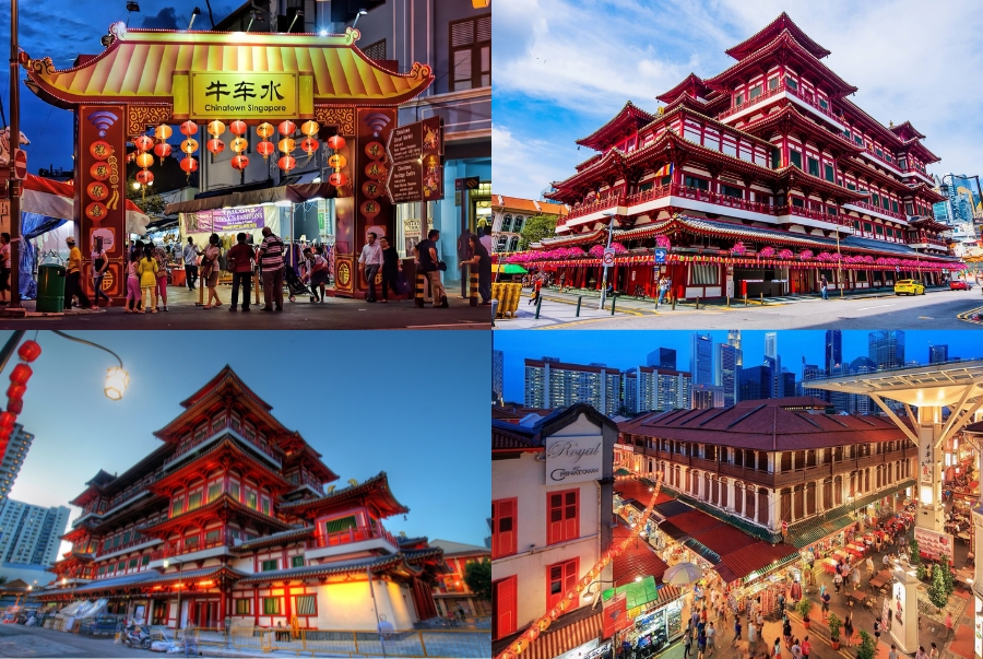 Chinatown là khu phố người Hoa lâu đời và vẫn lưu giữ những nét kiến trúc cổ kính độc đáo