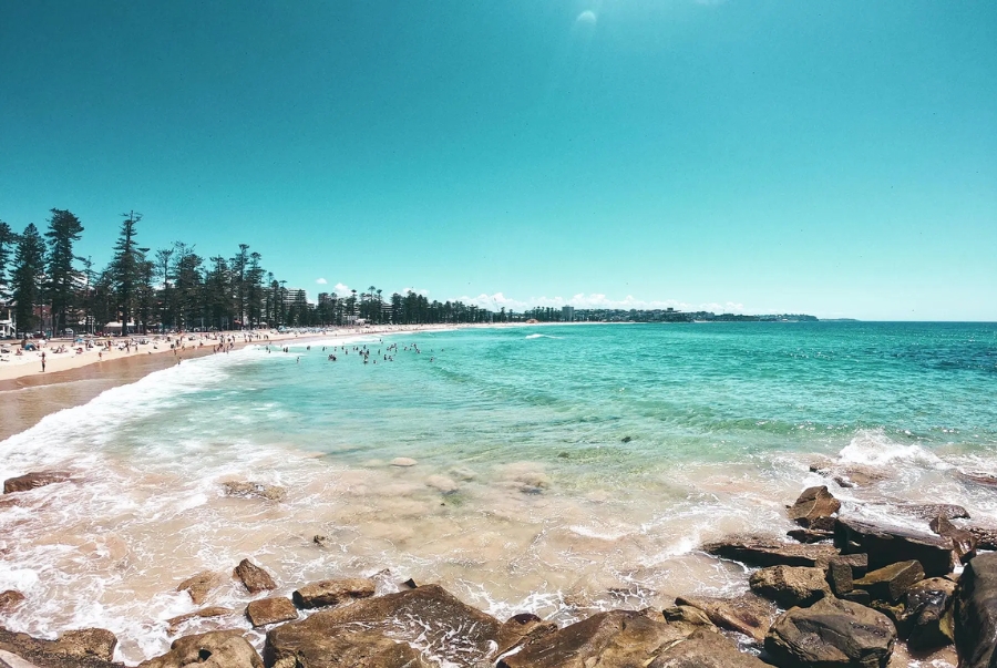 Manly Beach là một bãi biển được yêu thích nhất tại Sydney nằm ở phía bắc thành phố