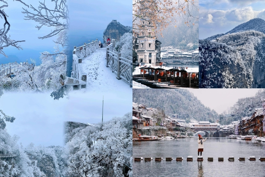 Trương Gia Giới nổi tiếng với những kỳ quan thiên nhiên đặc biệt là hệ thống hàng nghìn cột đá sa thạch cao vút