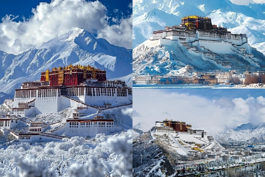 Cung điện Potala là biểu tượng thiêng liêng của Tây Tạng được công nhận là Di sản Văn hoá Thế giới