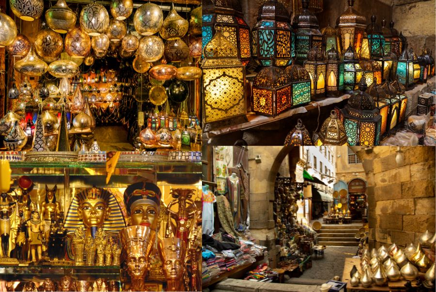 Chợ Khan El-Khalili như một cánh cổng thời gian mở ra thế giới Trung Đông hàng trăm năm trước