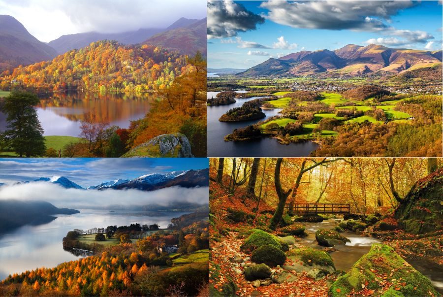 Toàn cảnh vẻ đẹp rực rỡ của The Lake District mùa thu