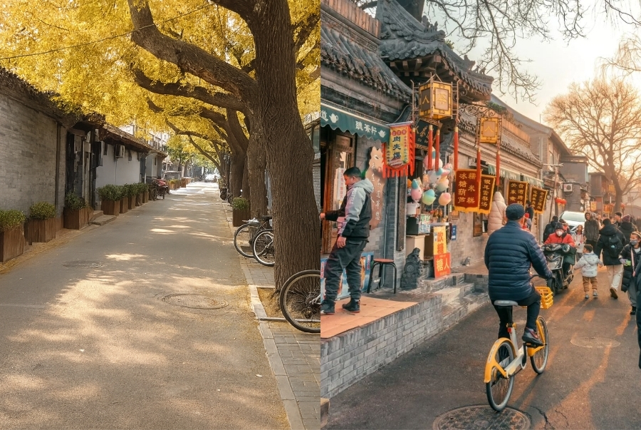 Dạo phố Nanluoguxiang vào thu để cảm nhận không khí nhộn nhịp xen lẫn nét xưa cũ độc đáo