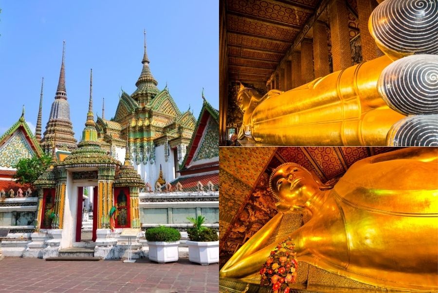 Wat Pho – ngôi chùa cổ kính với tượng Phật Nằm dát vàng dài 46m