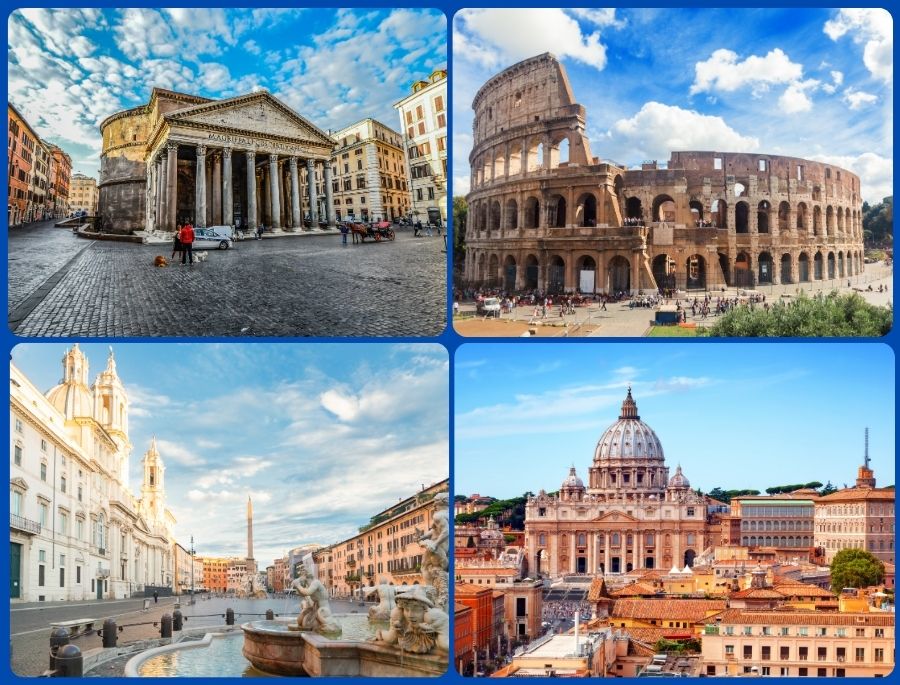 Rome là nơi lưu giữ những di sản đồ sộ của nền văn minh La Mã cổ đại