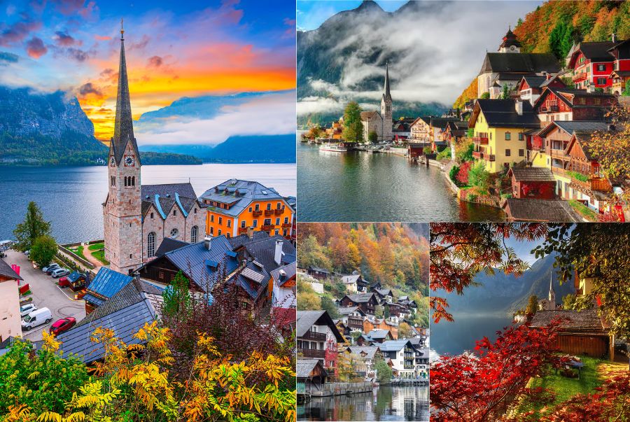 Không khí trong lành, khung cảnh yên bình và vẻ đẹp quyến rũ của ngôi làng vào mùa thu 