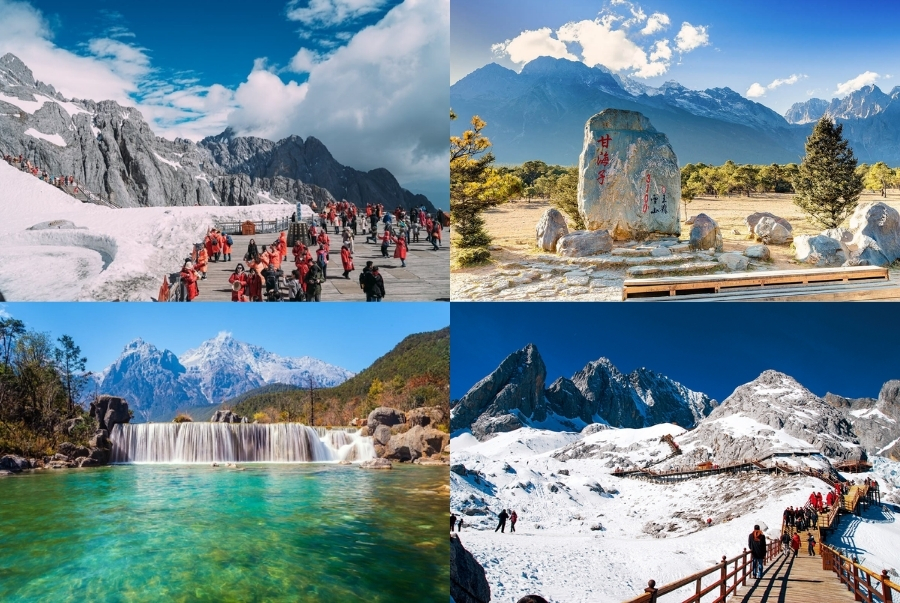 Núi Tuyết Ngọc Long là điểm dừng chân du khách không thể bỏ lỡ khi đến Lệ Giang