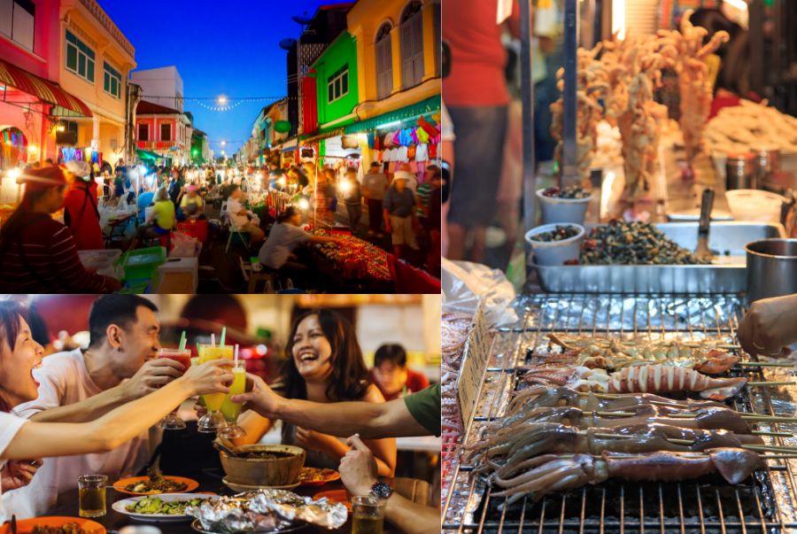 Chợ đêm Kenting trở nên sôi động và cuốn hút với hàng trăm gian hàng ẩm thực hấp dẫn