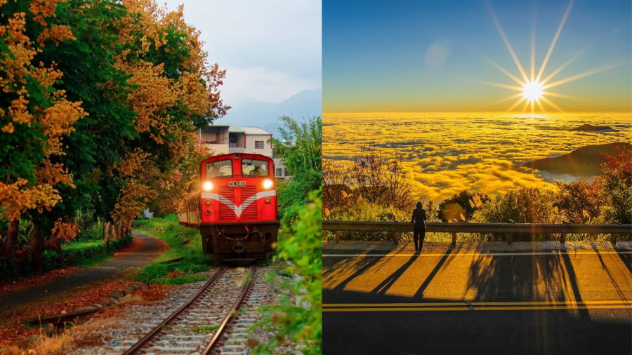 Alishan - một trong những điểm ngắm lá phong đẹp nhất xứ Đài