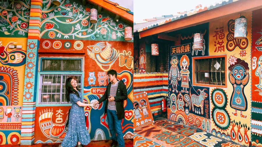 Làng Cầu Vồng (Rainbow Village) – Nét chấm phá nghệ thuật giữa mùa thu