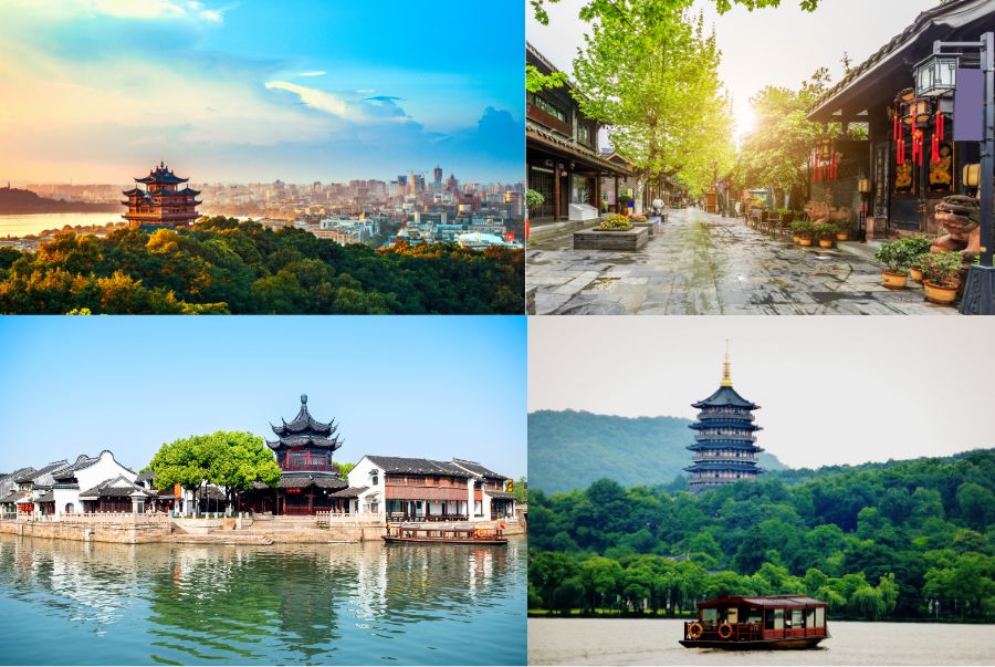 Hàng Châu được ví như "thiên đường hạ giới" với khung cảnh nên thơ trữ tình