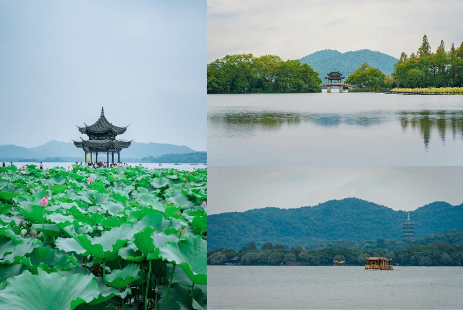 Tây Hồ là một hồ nước ngọt rộng lớn với diện tích khoảng 6,5 km², đây là điểm du lịch quen thuộc của đông đảo du khách