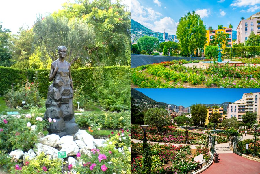Vườn Hồng Princess Grace là một trong những không gian xanh nổi bật và lãng mạn nhất tại Monaco
