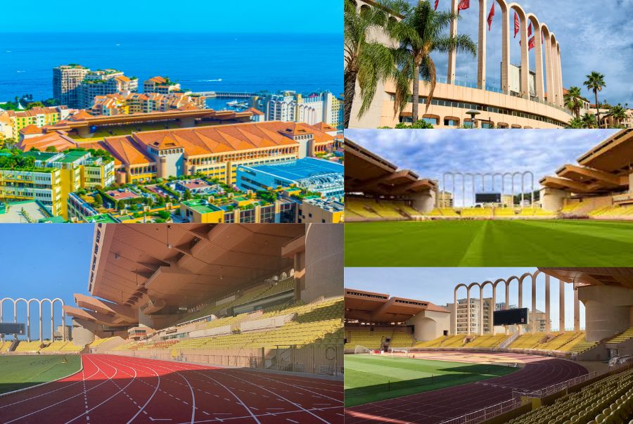 Stade Louis II là sân vận động quốc gia của Monaco