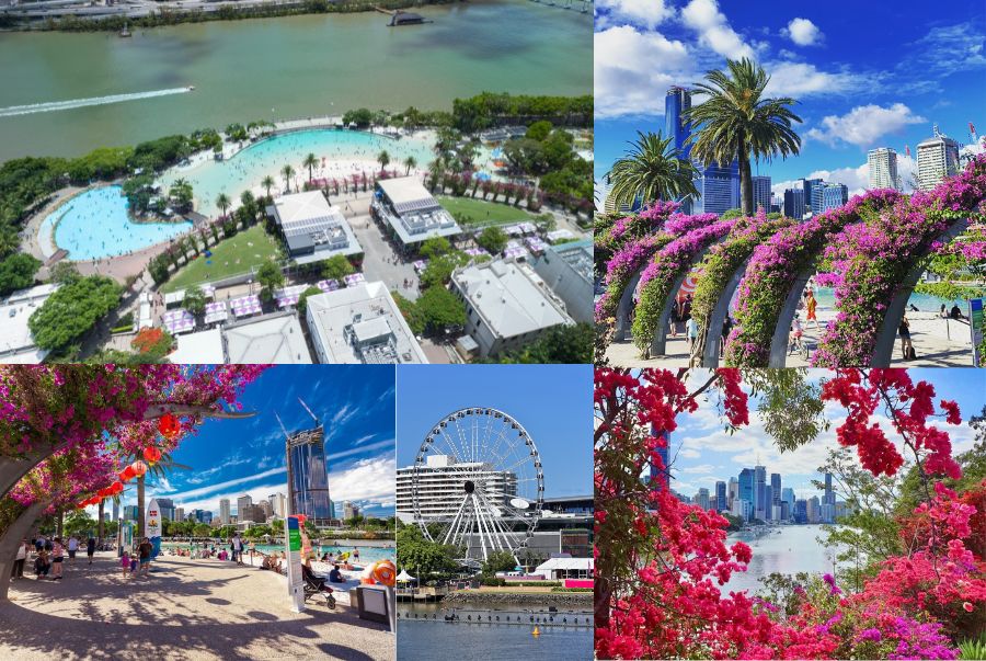 South Bank Parklands là trái tim xanh của thành phố Brisbane