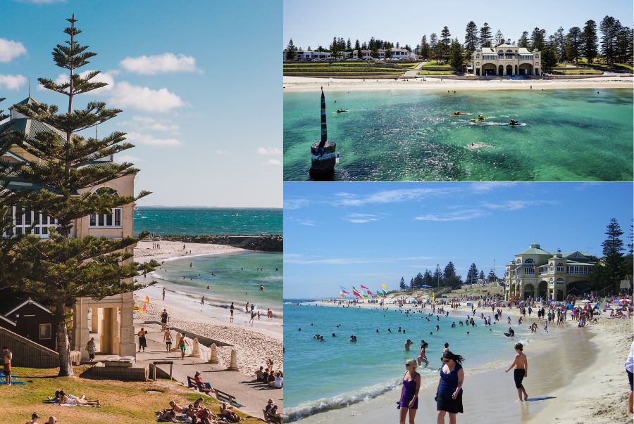 Bãi biển Cottesloe là điểm đến yêu thích của cả người dân địa phương và khách du lịch