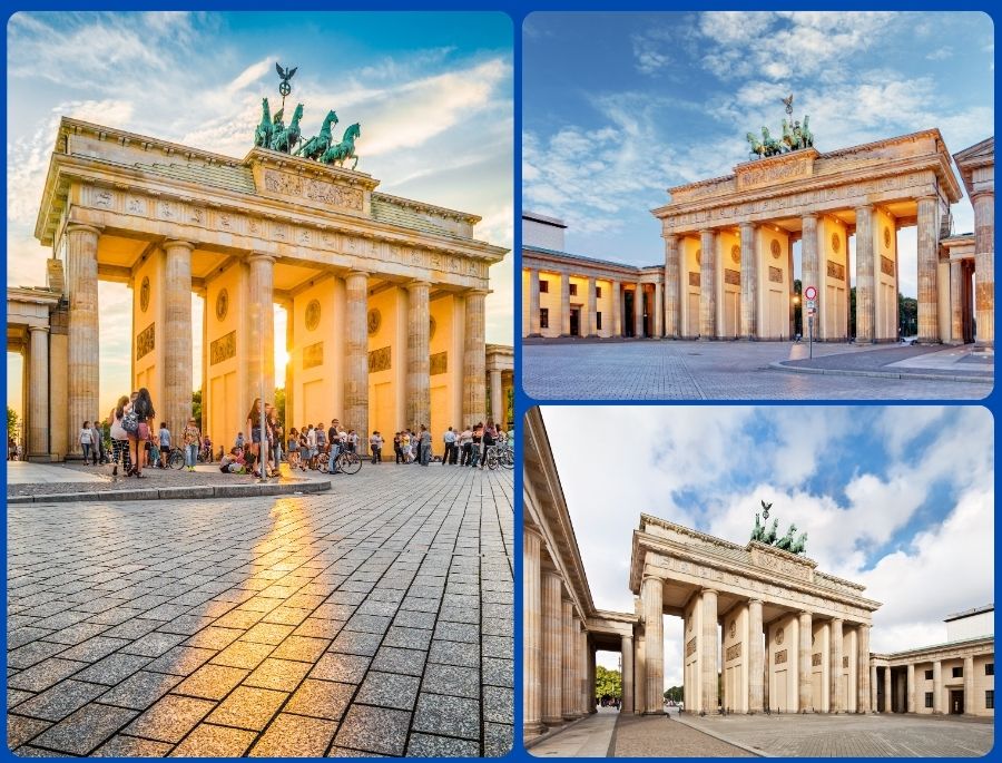 Khung cảnh hoành tráng của Cổng Brandenburg