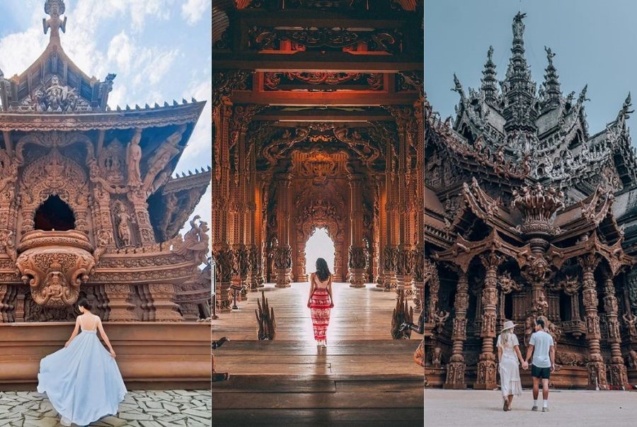 Các góc sống ảo không thể bỏ qua khi tham quan lâu đài sự thật tại Pattaya