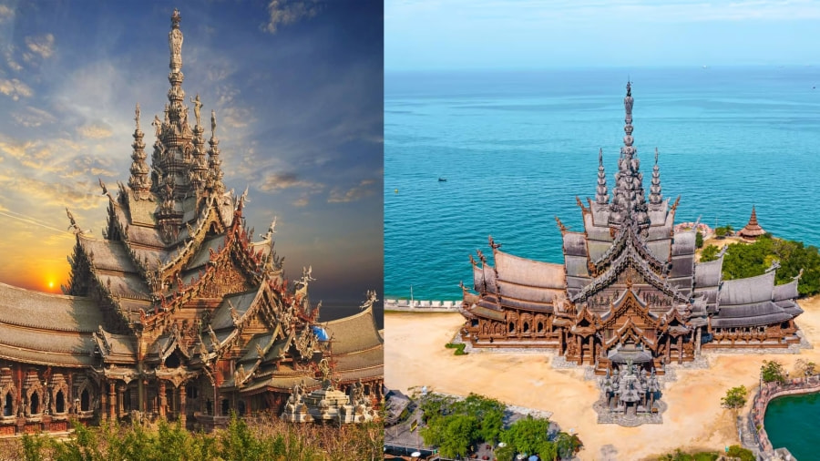 Lâu đài Sự thật là một công trình kiến trúc độc đáo và đầy ấn tượng