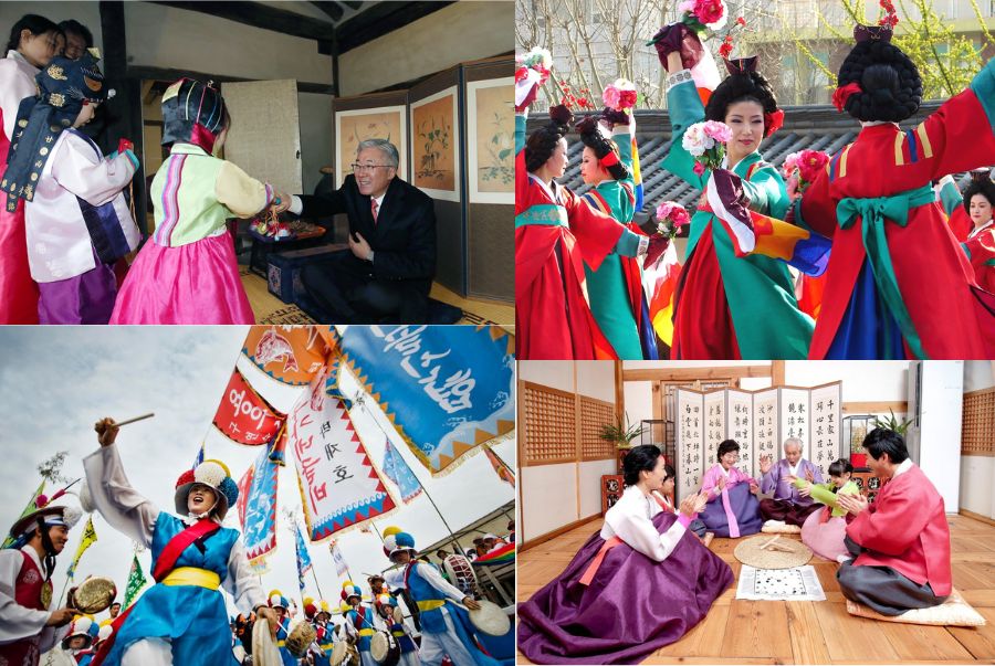 Các lễ hội văn hóa, hoạt động truyền thống nổi bật tại Hàn Quốc dịp tết