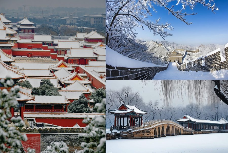 Bắc Kinh mùa đông mang trong mình nét quyến rũ rất riêng, vừa uy nghi, vừa cổ kính