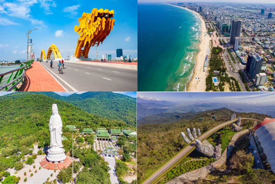 Vẻ đẹp thiên nhiên kết hợp với không gian đô thị hiện đại của Đà Nẵng khiến ai cũng phải 1 lần ngắm nhìn