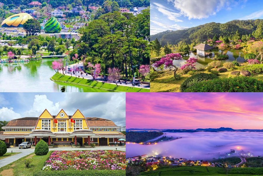 Toàn cảnh thành phố Đà Lạt mộng mơ