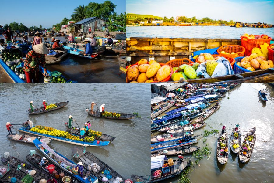 Trải nghiệm chợ nổi độc đáo tại khu vực miền tây