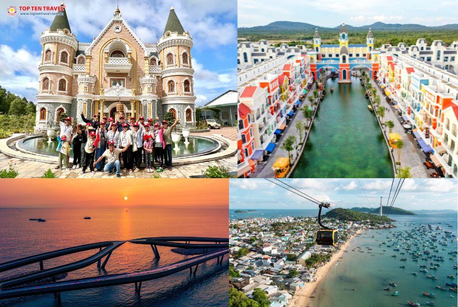 Phú Quốc sở hữu rất nhiều khách sạn, resort đẳng cấp cùng hệ thống cáp treo Hòn Thơm hiện đại