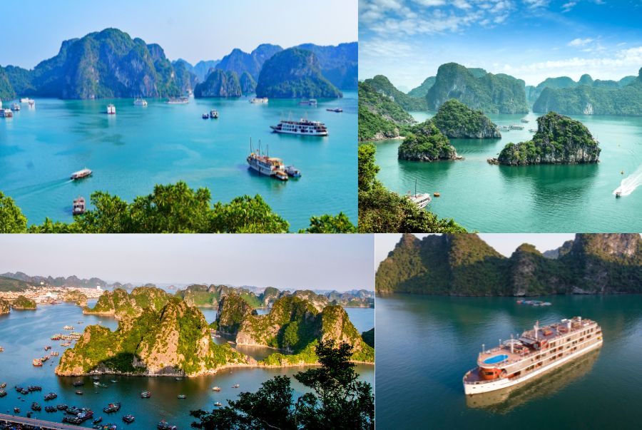 Vịnh Hạ Long với vẻ đẹp hùng vĩ, thơ mộng sẽ đem đến cho du khách những giây phút thư giãn