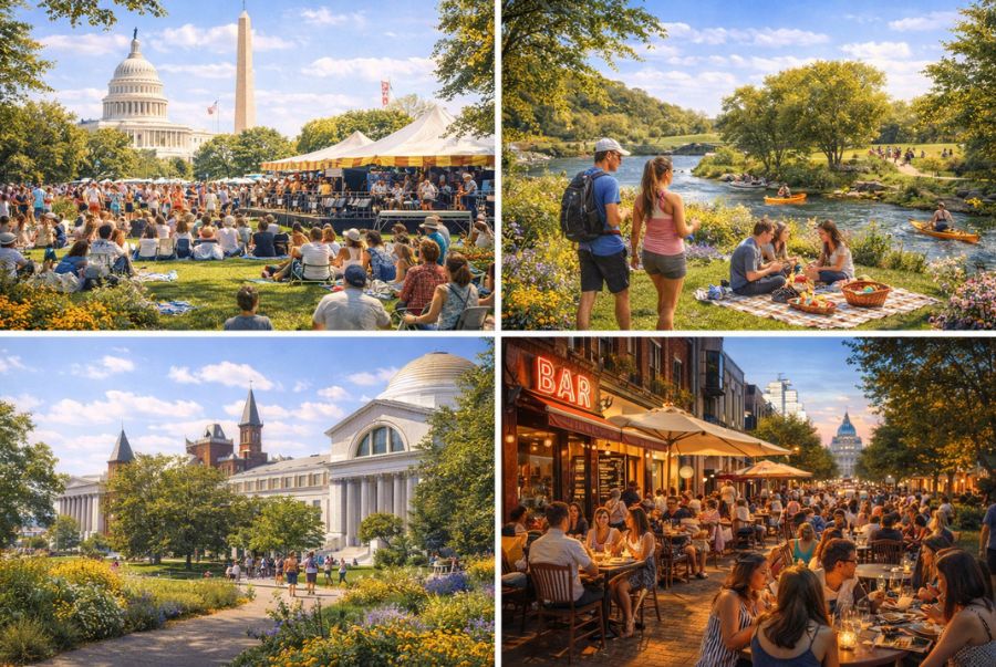 Các hoạt động hấp dẫn tại Washington D.C mùa hè