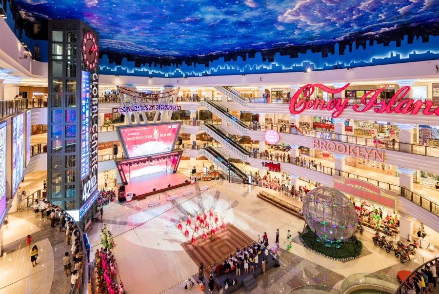 Trung tâm mua sắm Global Harbor Shanghai mang màu sắc phong cách châu Âu cổ điển