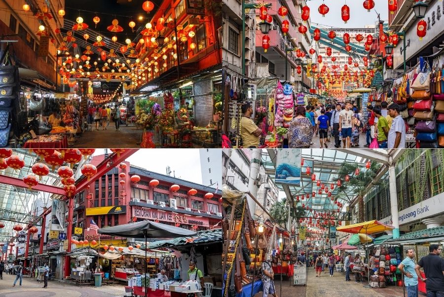 Khu phố Chinatown có phong phú các mặt hàng với giá cả bình dân