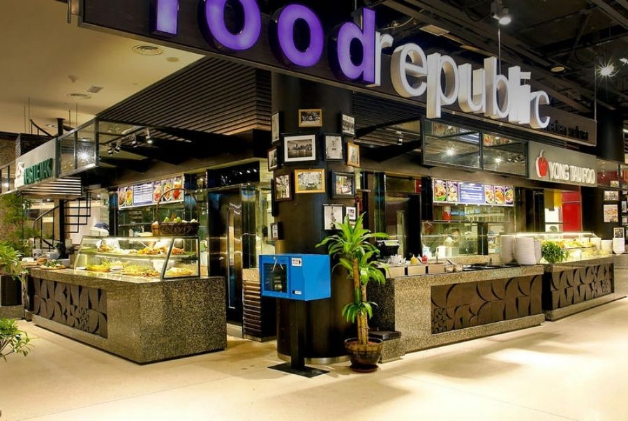 Khu ẩm thực Food Republic với hàng trăm món ăn từ Á đến Âu