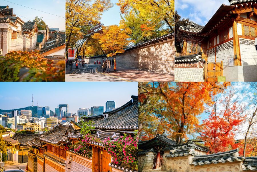 Làng cổ Bukchon Hanok là địa điểm mang vẻ đẹp bình yên tại Seoul