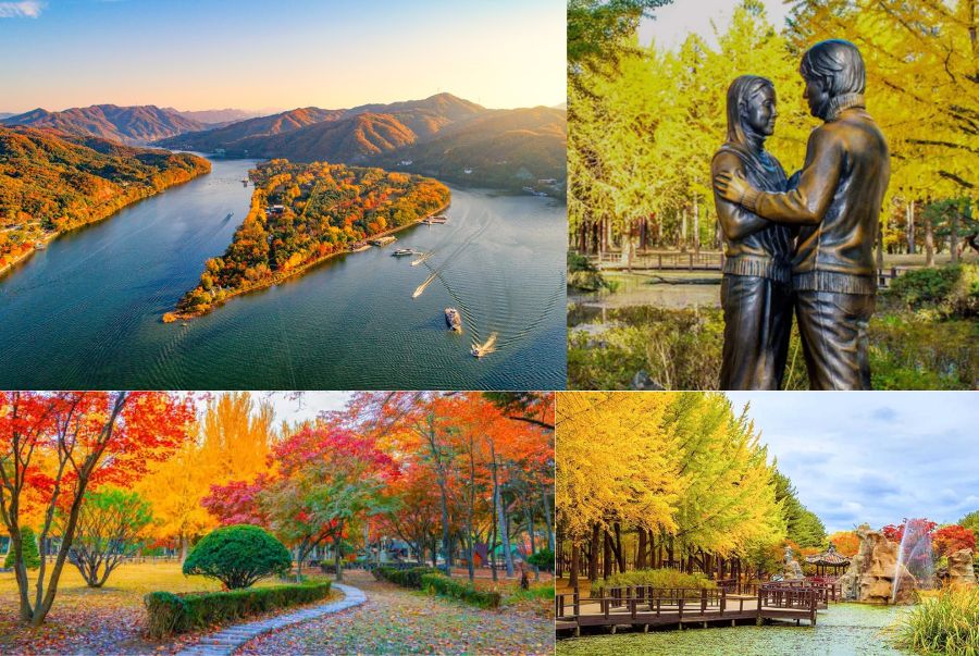 Đảo Nami từ lâu đã nổi tiếng là điểm đến không thể thiếu trong các hành trình du lịch Hàn Quốc mùa thu.