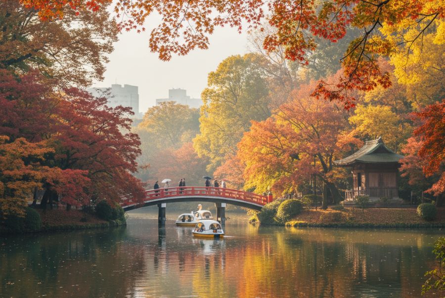 Vẻ đẹp cổ kính và rất đỗi bình yên tại Công viên Inokashira