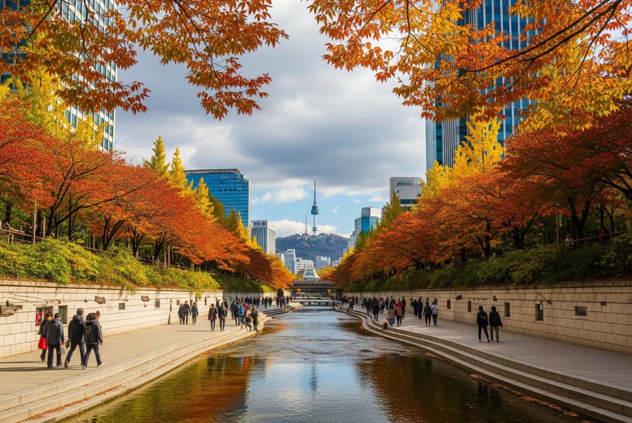 Dòng suối giữa lòng Seoul – nơi dung hòa nét cổ xưa và vẻ đẹp hiện đại