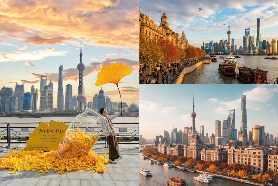 Toàn cảnh Bến Thượng hải với vẻ đẹp rực rỡ vào mùa thu