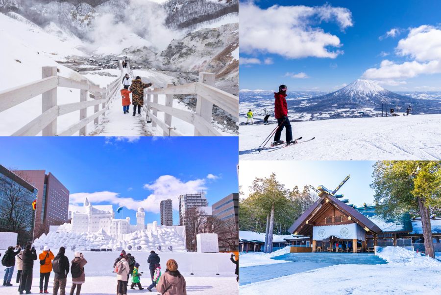 Hokkaido được mệnh danh là vương quốc của tuyết và băng với khung cảnh tựa như thế giới cổ tích