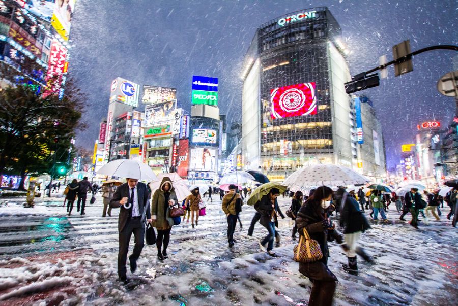 Tokyo dịp tết bừng lên sức sống rực rỡ như một bản giao hưởng của ánh sáng, âm thanh và sắc màu