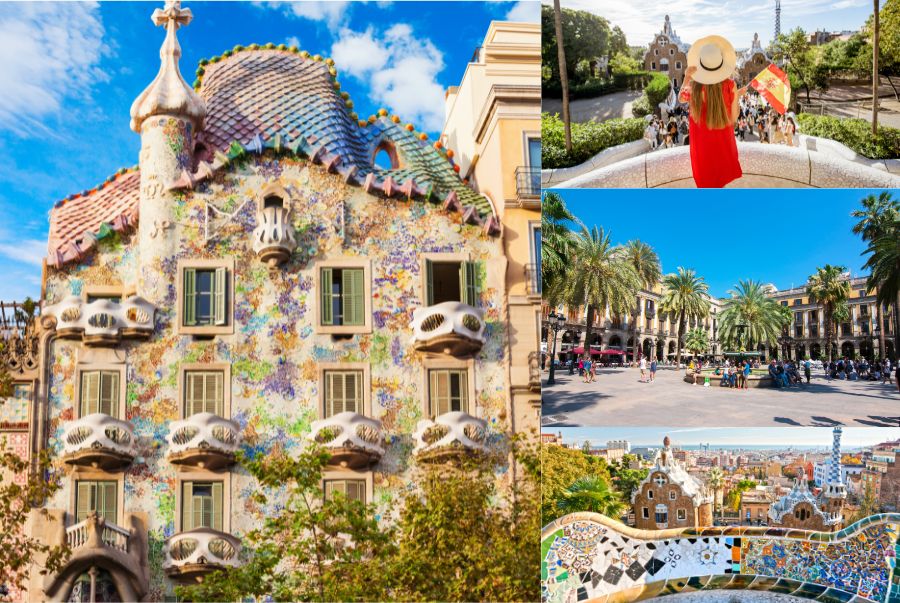 Khung cảnh ngập tràn sắc màu tại Barcelona