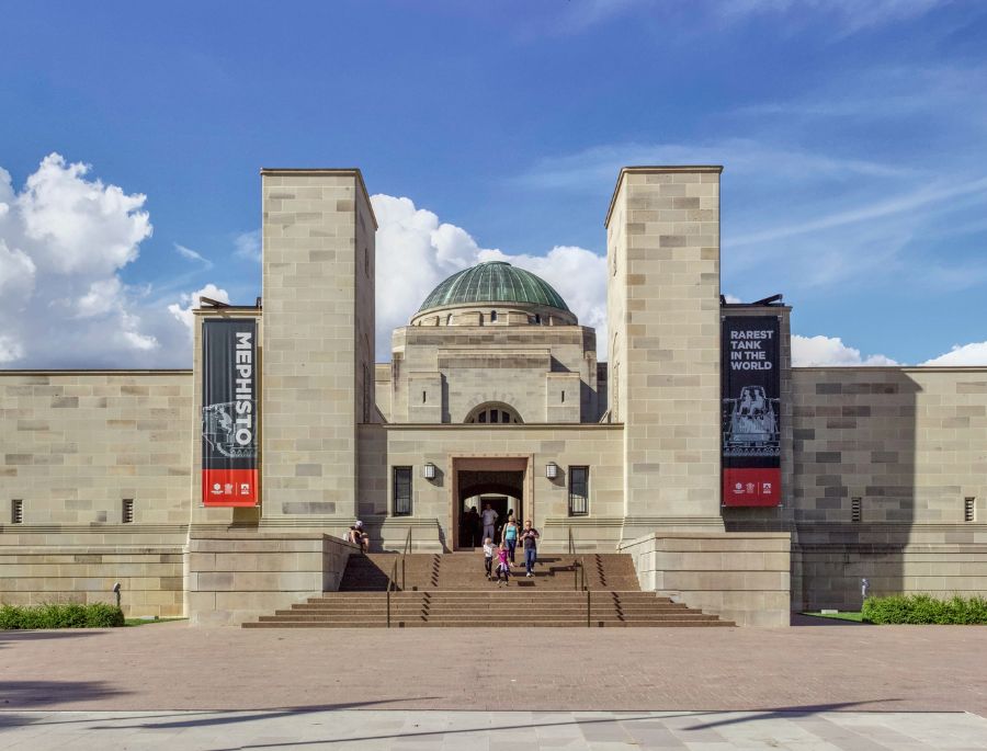 Toàn cảnh của Bảo tàng Chiến tranh Úc (Australian War Memorial)