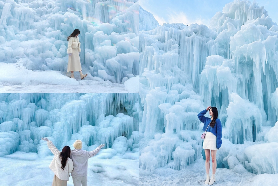 Làng Cheongyang Alps là điểm check-in yêu thích của nhiều bạn trẻ khi đến Hàn Quốc