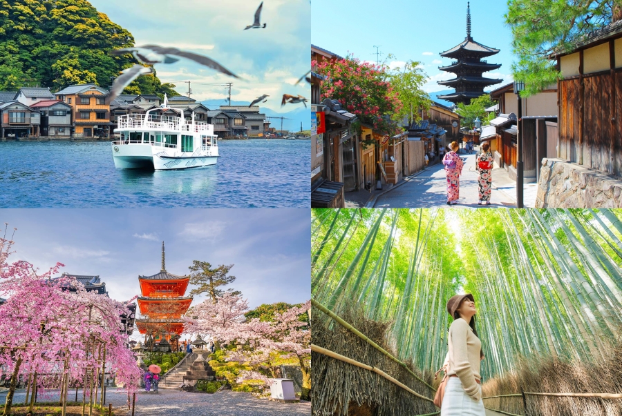 Kyoto có khá nhiều địa điểm tham quan miễn phí nên không gây áp lực quá nhiều về chi phí