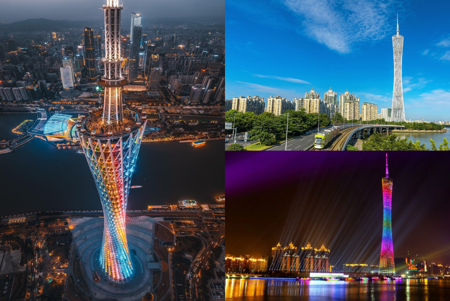 Canton Tower là một trong những tòa tháp truyền hình cao nhất thế giới