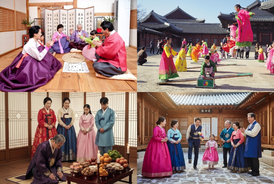 Vào dịp Seollal thì có rất nhiều hoạt động truyền thống thú vị