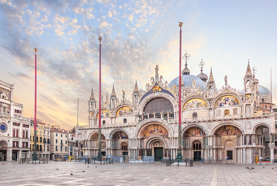 Nhà thờ San Marco ấn tượng bởi kiến trúc Byzantine