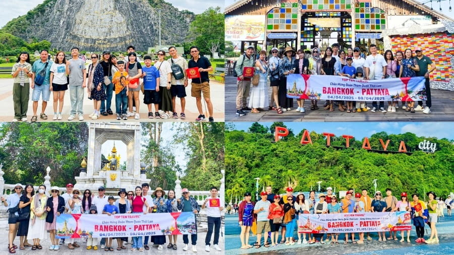 Các tour du lịch Bangkok Pattaya tại nhà Top Ten Travel luôn được du khách yêu thích và lựa chọn